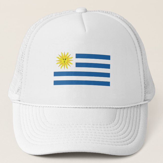 Uruguay Flag Trucker Hat (Front)