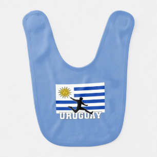 Uruguay Football Soccer National Team Baby Bib
