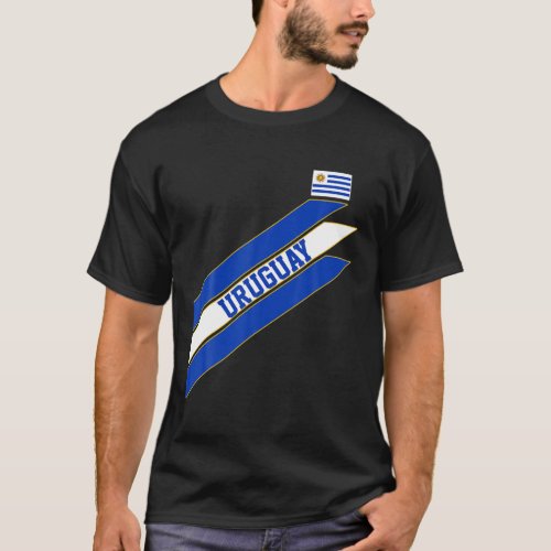 Uruguay Football Supporter Visitor Uruguayan Socce T_Shirt