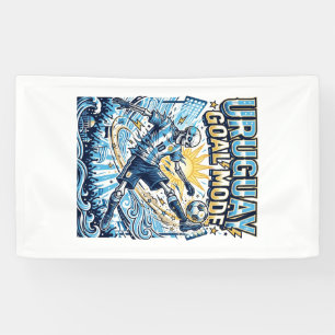Uruguay Goal Mode Skeleton Striker Nations Dynamic Banner