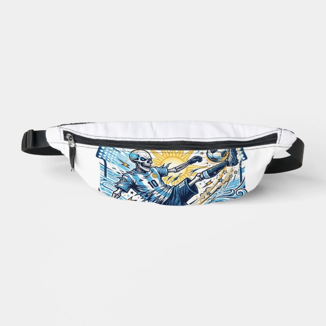 Uruguay Goal Mode Skeleton Striker Nations Dynamic Fanny Pack (Front)
