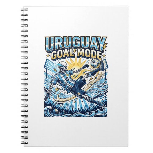 Uruguay Goal Mode Skeleton Striker Nations Dynamic Notebook