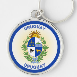 Uruguay Heritage Emblem Keychain