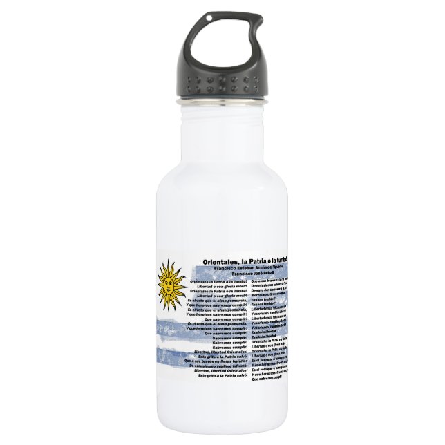 Uruguay - Himno Nacional Water Bottle (Front)