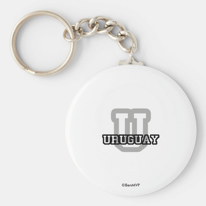 Uruguay Keychain
