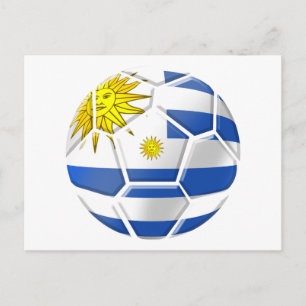 Uruguay La Celeste Uruguayan soccer fans gifts Postcard