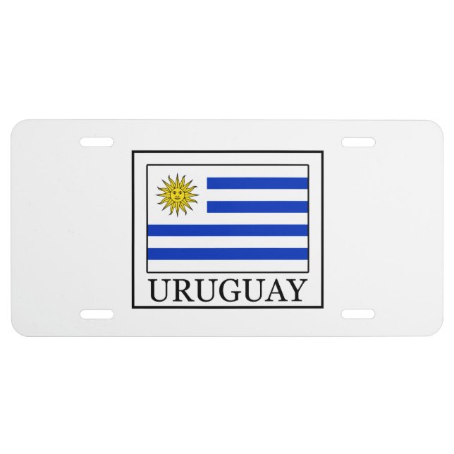 Uruguay License Plate (Front)