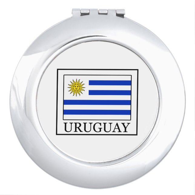 Uruguay Makeup Mirror (Front)