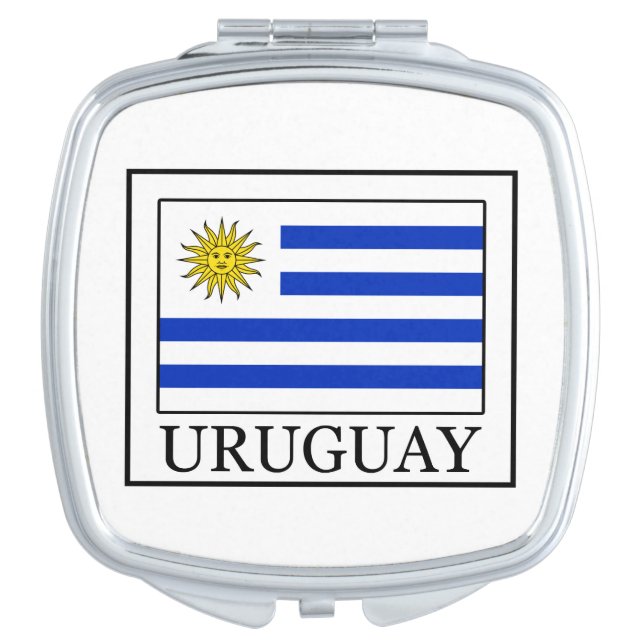 Uruguay Makeup Mirror (Front)