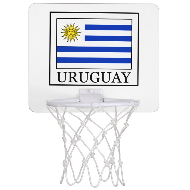Uruguay Mini Basketball Hoop (Front)