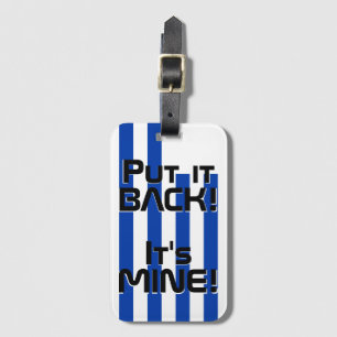 Uruguay National Flag Funny Patriotic Luggage Tag