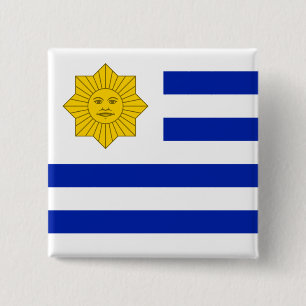 Uruguay (Oribe), United States flag Button
