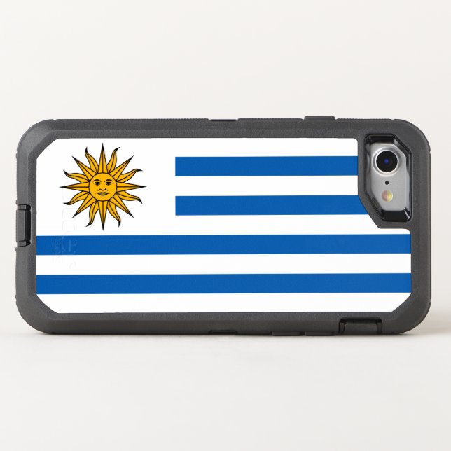 Uruguay Otterbox iPhone Case (Back Horizontal)