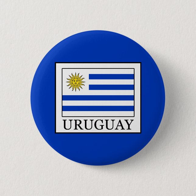 Uruguay Pinback Button (Front)