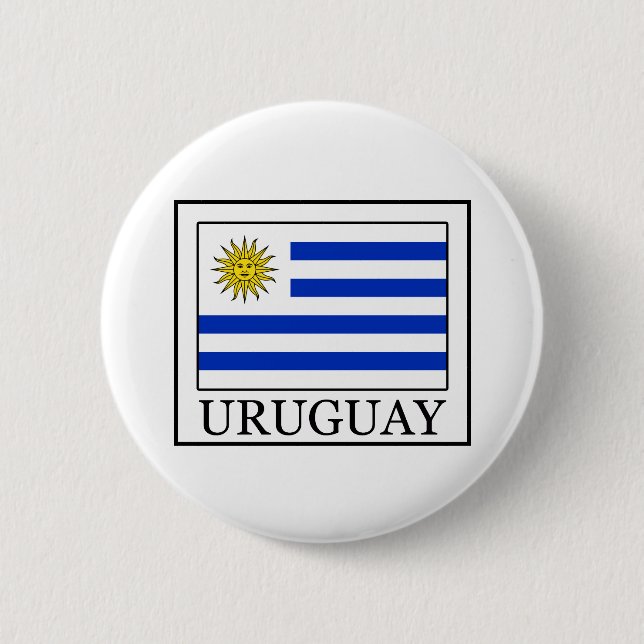 Uruguay Pinback Button (Front)