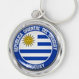 Uruguay Round Emblem Keychain
