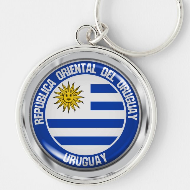Uruguay Round Emblem Keychain (Front)