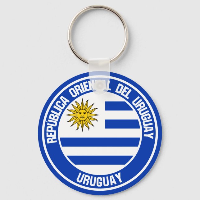 Uruguay Round Emblem Keychain (Front)