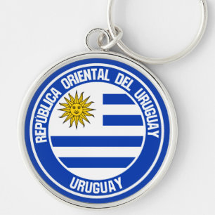 Uruguay Round Emblem Keychain