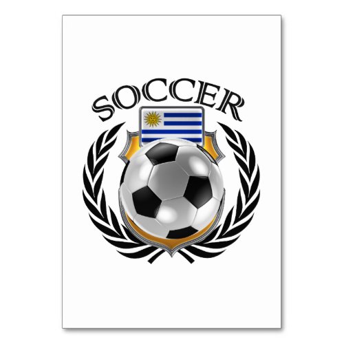Uruguay Soccer 2016 Fan Gear Table Number