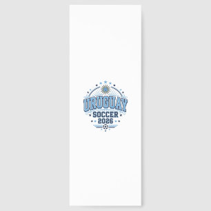 Uruguay Soccer 2026 Soccer Bold Country Typography Bookmarks