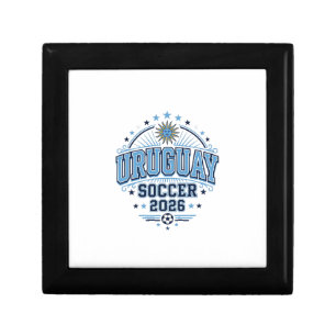 Uruguay Soccer 2026 Soccer Bold Country Typography Gift Box