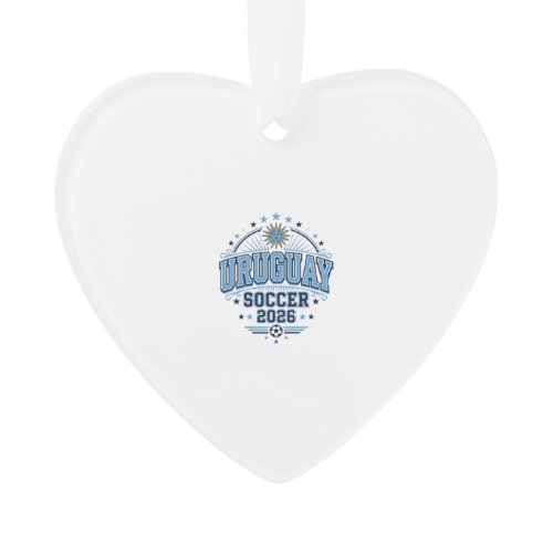 Uruguay Soccer 2026 Soccer Bold Country Typography Ornament