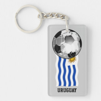 Uruguay Soccer (double-sided) Keychain