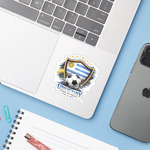 Uruguay Soccer Fan Football World Cup Supporter Sticker