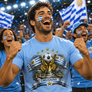 Uruguay Soccer Fan Football World Cup Supporter T-Shirt