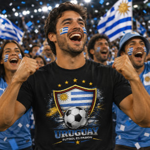 Uruguay Soccer Fan Football World Cup Supporter T-Shirt