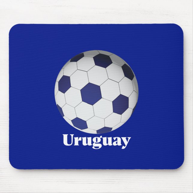 Uruguay Soccer Mouse Pad (Front)