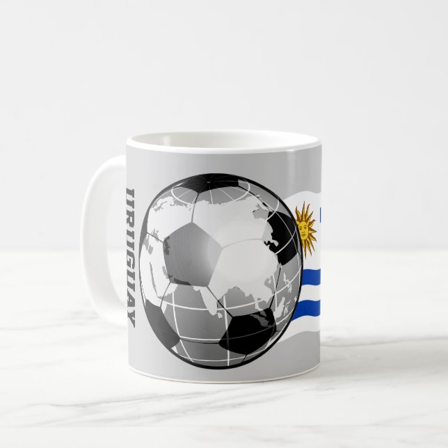 Uruguay Soccer Mug (Front Left)