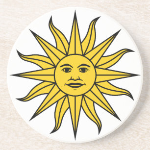Uruguay Sol de Mayo Drink Coaster