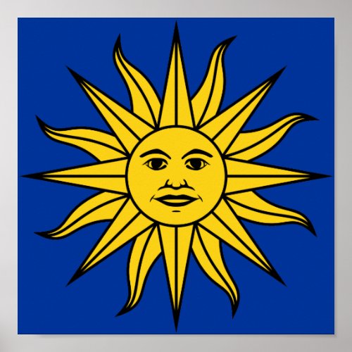 Uruguay Sol de Mayo Poster
