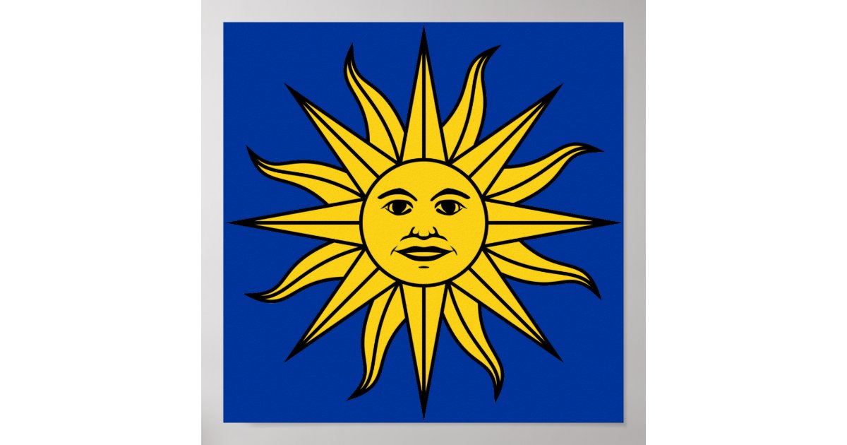 Uruguay "Sol de Mayo" Poster | Zazzle
