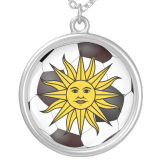 Uruguay "Sol de Mayo" Silver Plated Necklace