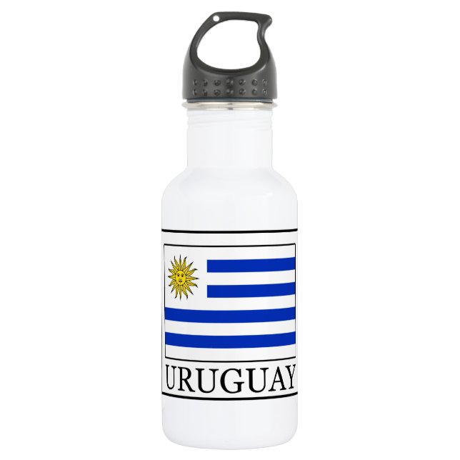 Uruguay Stainless Steel Water Bottle (Front)