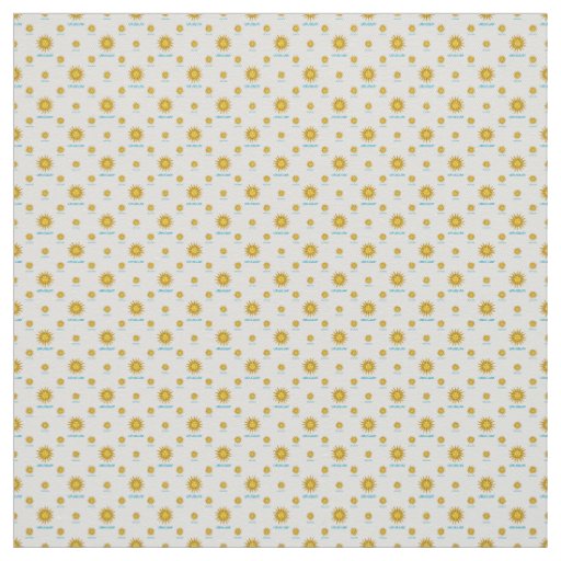 Uruguay Symbol Motif Pattern Fabric