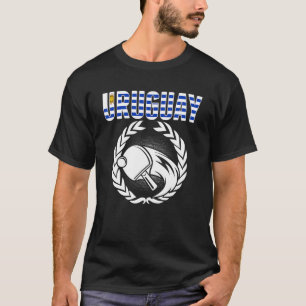 Uruguay Table Tennis Uruguayan Ping Pong Support T-Shirt