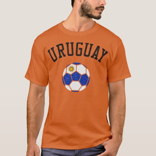 Uruguay Team Heritage Flag T_Shirt