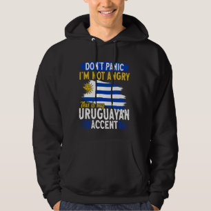 Uruguay This Is My Uruguayan Accent Uruguay Flag Hoodie