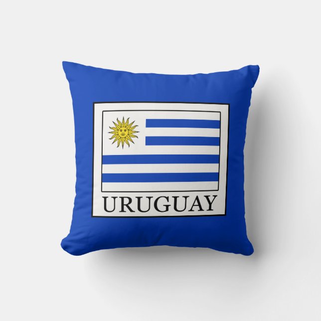 Uruguay Throw Pillow (Front)