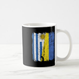 Uruguay Ukraine Half Flag Uruguayan Ukrainian Heri Coffee Mug