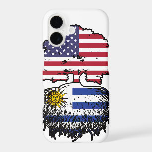 Uruguay Uruguayan American USA Tree Roots Flag iPhone 17 Case
