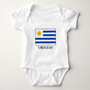 Uruguay (Uruguayan) Flag Baby Bodysuit