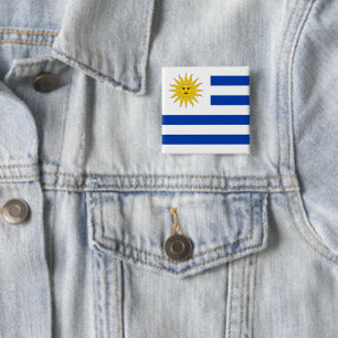 Uruguay (Uruguayan) Flag Button