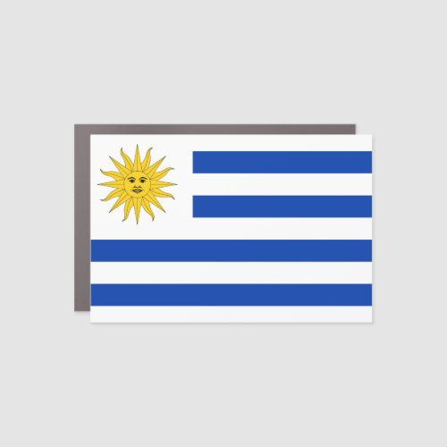 Uruguay Uruguayan Flag Car Magnet