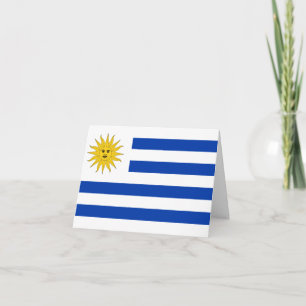Uruguay (Uruguayan) Flag Card