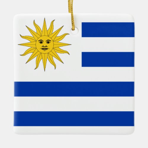 Uruguay Uruguayan Flag Ceramic Ornament